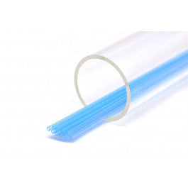 Tube souple FF 3 mm Fluo Water bleu