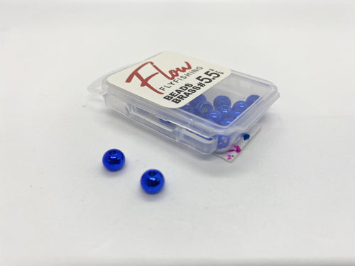 Flow Brass Beads Blue
