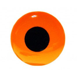 3D Epoxy Eyes 9mm Fluo Orange