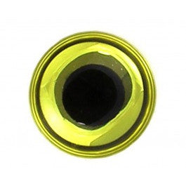 3d Epoxy eyes Chartreuse  6mm