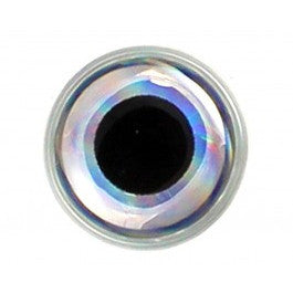 3D Epoxy Eyes 9mm Silver