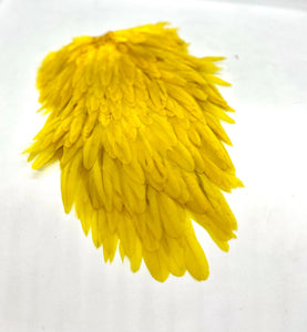 FF signature hen saddle  dirty yellow